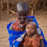 Masai mother & child Masai mother & child