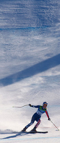 skiing skiing