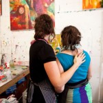 Flora Bowley painting workshop